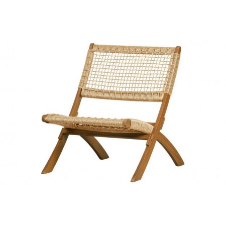 Lois chaise pliante en bois naturel