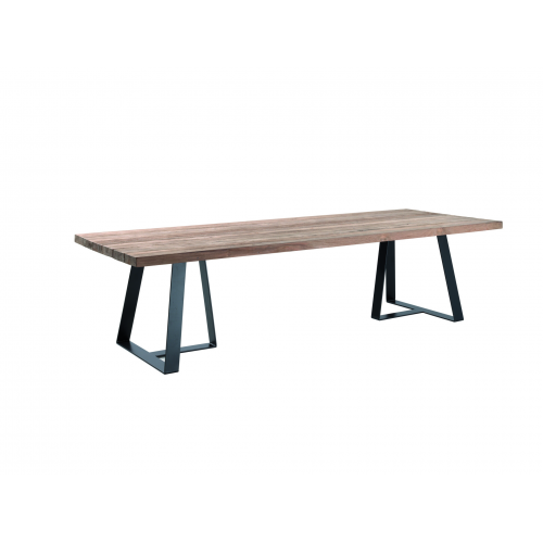 table en metal et bois
